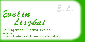 evelin liszkai business card